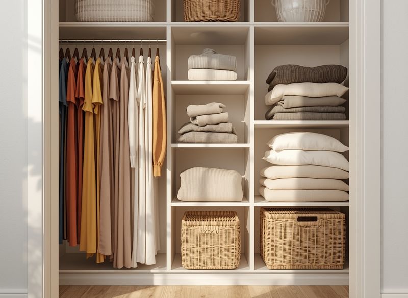 정리된 옷장을 유지하기